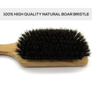 Naturaloox Pure 100% Natural Boar Bristle Paddle Hair Brush For Healthy Hair Distribute Natural Oils & Stimulate Scalp, Improve Hair Growth, Naturally Conditions Hair, Preventing Frizzy, Hair Loss