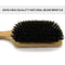 Naturaloox Pure 100% Natural Boar Bristle Paddle Hair Brush For Healthy Hair Distribute Natural Oils & Stimulate Scalp, Improve Hair Growth, Naturally Conditions Hair, Preventing Frizzy, Hair Loss