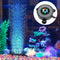 DXCEL LED Aquarium Air Bubble Light Fish Tank Air Curtain Bubble Stone Disk with 6 Color Changing LEDs