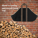 RedSwing Canvas Firewood Carrier with Handles, Durable Heavy Duty Log Carrier for Firewood, Outdoor Wood Tote Bag for Fireplace
