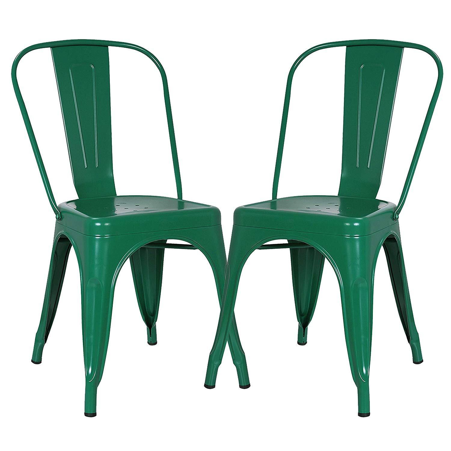 POLY & BARK EM-112-BLK-X4 Trattoria Side Chair in Black (Set of 4)