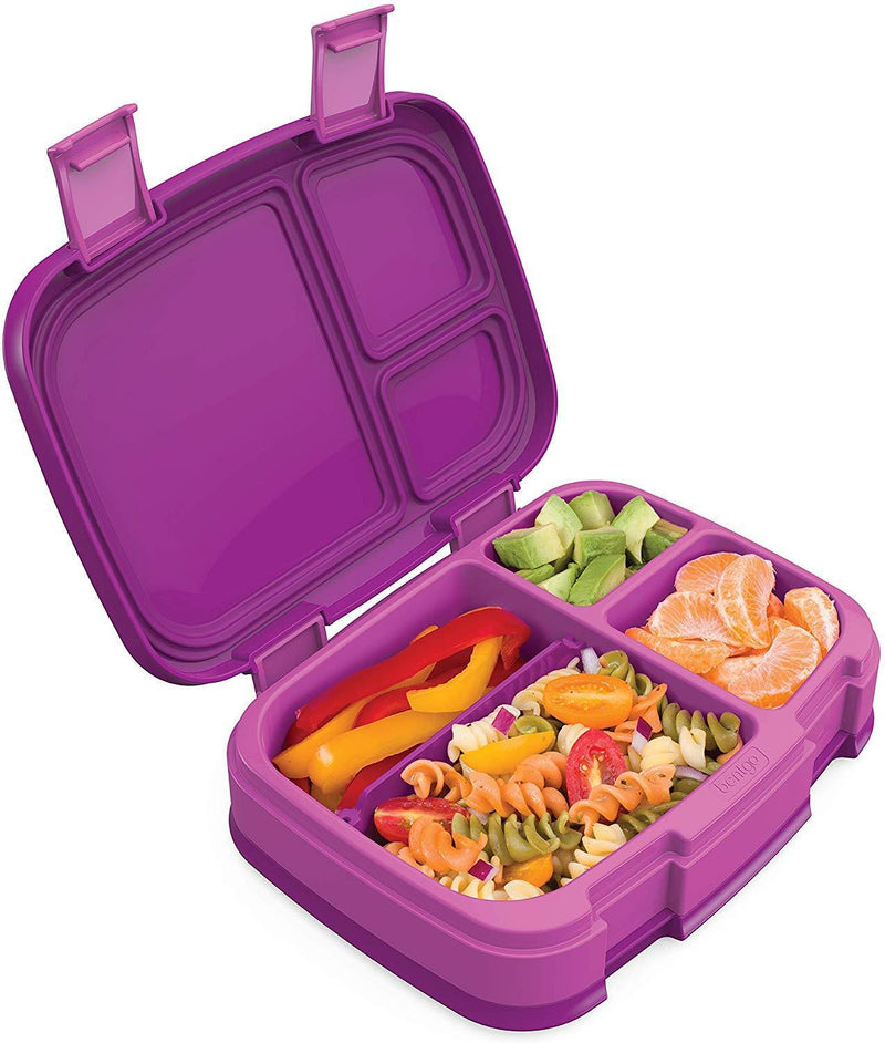 Bentgo Fresh (Blue) – New & Improved Leak-Proof, Versatile 4-Compartment Bento-Style Lunch Box – Ideal for Portion-Control and Balanced Eating On-The-Go – BPA-Free and Food-Safe Materials