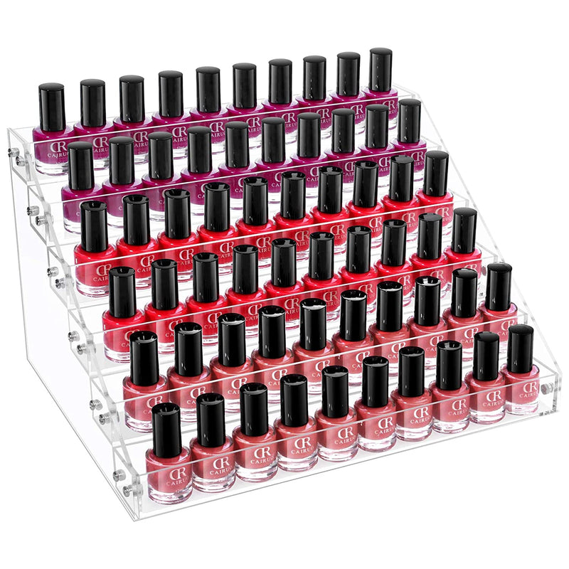 Multicolor Rectangular Acrylic Nail Polish Stand 4 Tiers, DIY (Do It  Yourself) at Rs 1650 in Mumbai