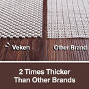 Veken Non-Slip Rug Pad Gripper 5' x 7' Extra Thick Pad for Any Hard Surface Floors, Keep Your Rugs Safe and in Place