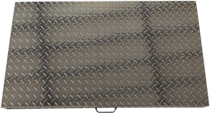 Griddle Cover 36 Inch: for Blackstone Griddle, Blackstone Griddle Cover Accessories, Flat Top Griddle/Grill Cover, Great for Outdoors, use as Tabletop, Diamond Plate Aluminum by PREMIUM HOME PHG