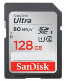 SanDisk 32GB Ultra Class 10 SDHC UHS-I Memory Card Up to 80MB, Grey/Black (SDSDUNC-032G-GN6IN)