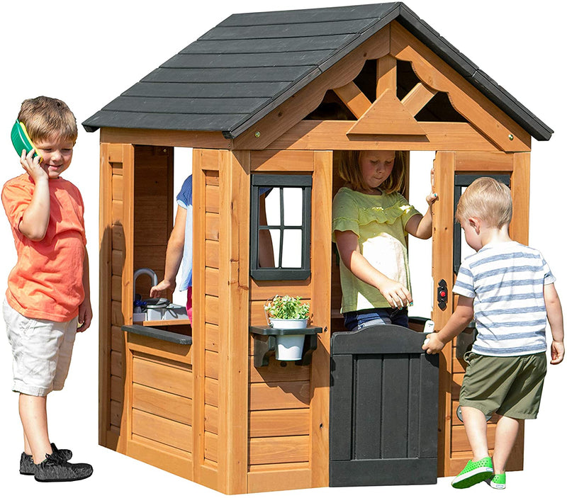 Backyard Discovery Sweetwater All Cedar Wooden Playhouse