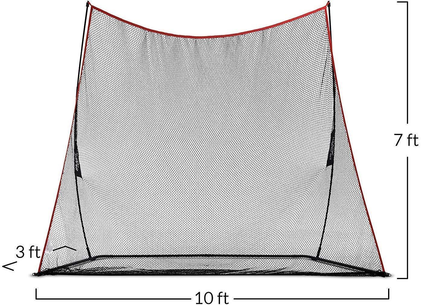 Rukket 10x7ft Haack Golf Net | Practice Driving Indoor and Outdoor | Golfing at Home Swing Training Aids | by SEC Coach Chris Haack