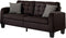 Homelegance Sinclair 84" x 107" Fabric Sectional Sofa, Gray
