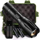 Led Tactical Flashlight, Handheld Flashlights Super Bright Flashlights for Camping Hiking & Outdoor Activities