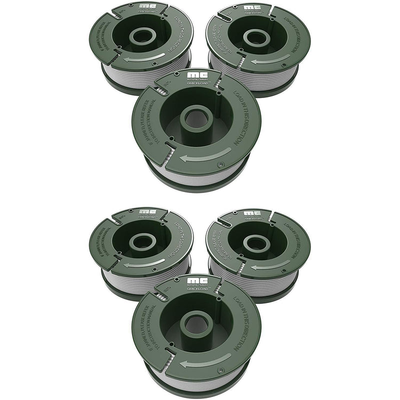 Mission Quickload 0.065" Replacement Autofeed Spool 6-Pack (Compatible with BLACK and DECKER String Trimmers)