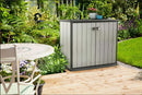 Keter Patio Store Resin Outdoor Shed for Garden Deck, and Tool Storage, Grey