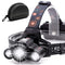 Cobiz Headlamp Flashlight USB Rechargeable - LED Brightest High 6000 Lumen Work Headlight,IPX4 Waterproof & 18650 Flashlight with Zoomable Work Light,Head Lights for Camping, Hiking, Outdoors,Fishing