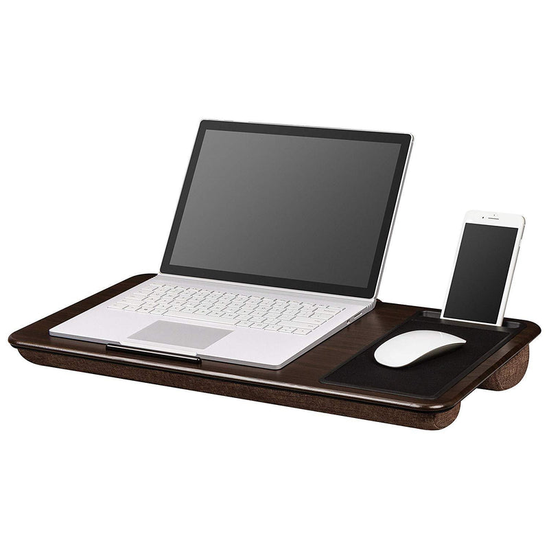 LapGear Home Office Pro Lap Desk - Black Carbon (Fits up to 17.3” Laptop)