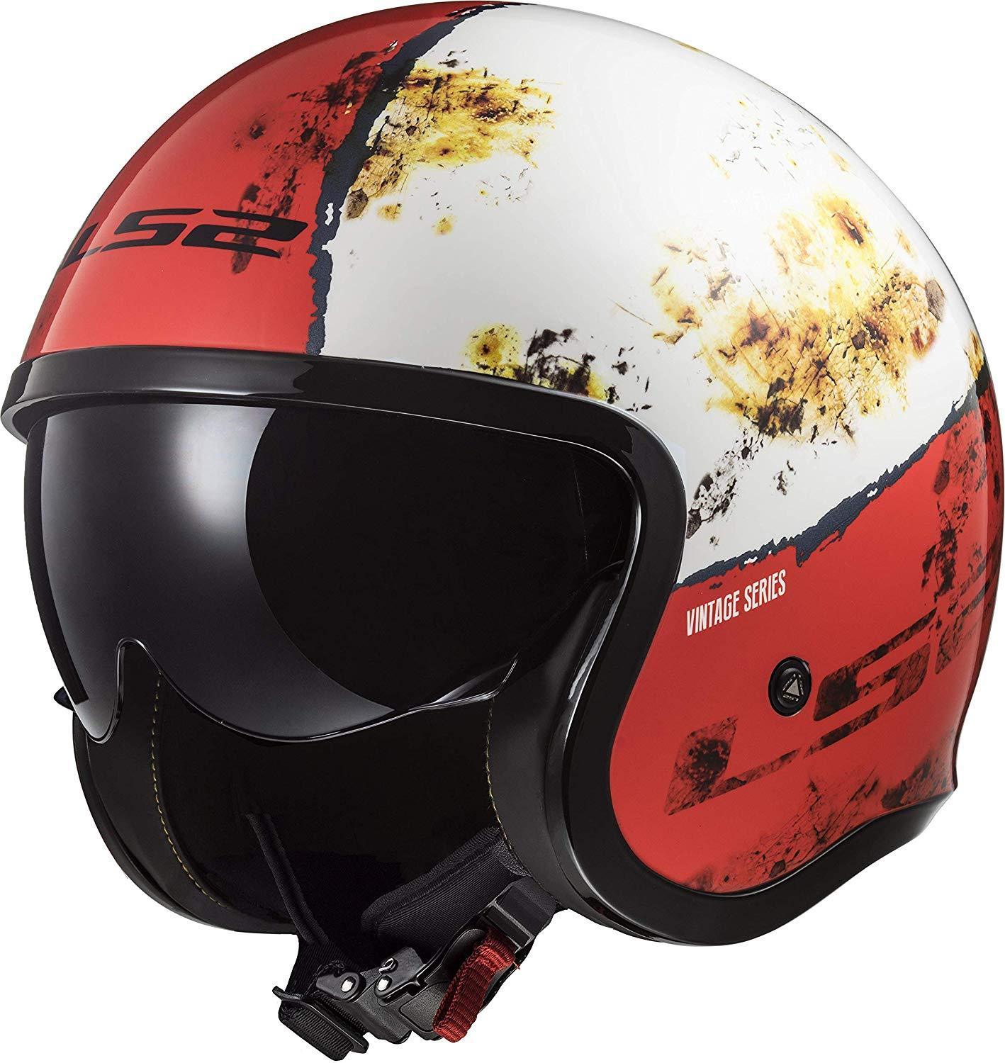 Ls2 Spitfire LS2 Helmets Motorcycle & Powersports Helmet's Spitfire (Black Flag, La ...