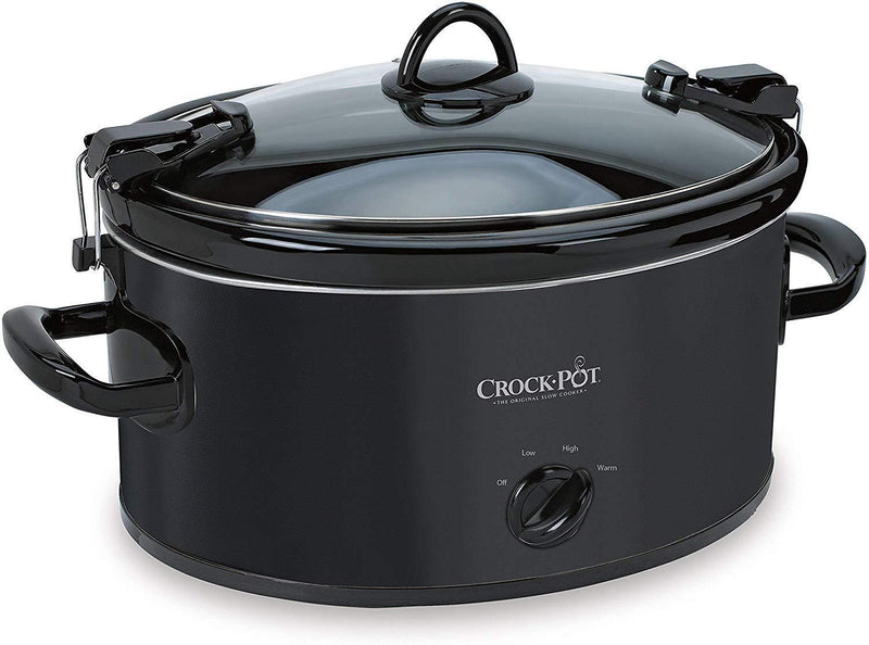Crockpot 6-Quart Cook & Carry Oval Manual Portable Slow Cooker, Red - SCCPVL600-R
