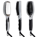 PROFESSIONAL Hair Straightening Ceramic Brush - Straightening Styler Brush - 4mod.