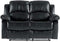 Homelegance Resonance 83" Bonded Leather Double Reclining Sofa, Brown