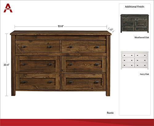 Ameriwood Home  Farmington Night Stand, Rustic ,Small, Century Barn Pine - 5683215PCOM