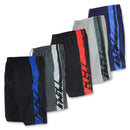 Real Essentials Men's Active Athletic Performance Shorts with Pockets - 5 Pack