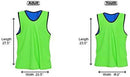 Unlimited Potential Nylon Mesh Scrimmage Team Practice Vests Pinnies Jerseys Bibs for Children Youth Sports Basketball, Soccer, Football, Volleyball (Pack of 12)