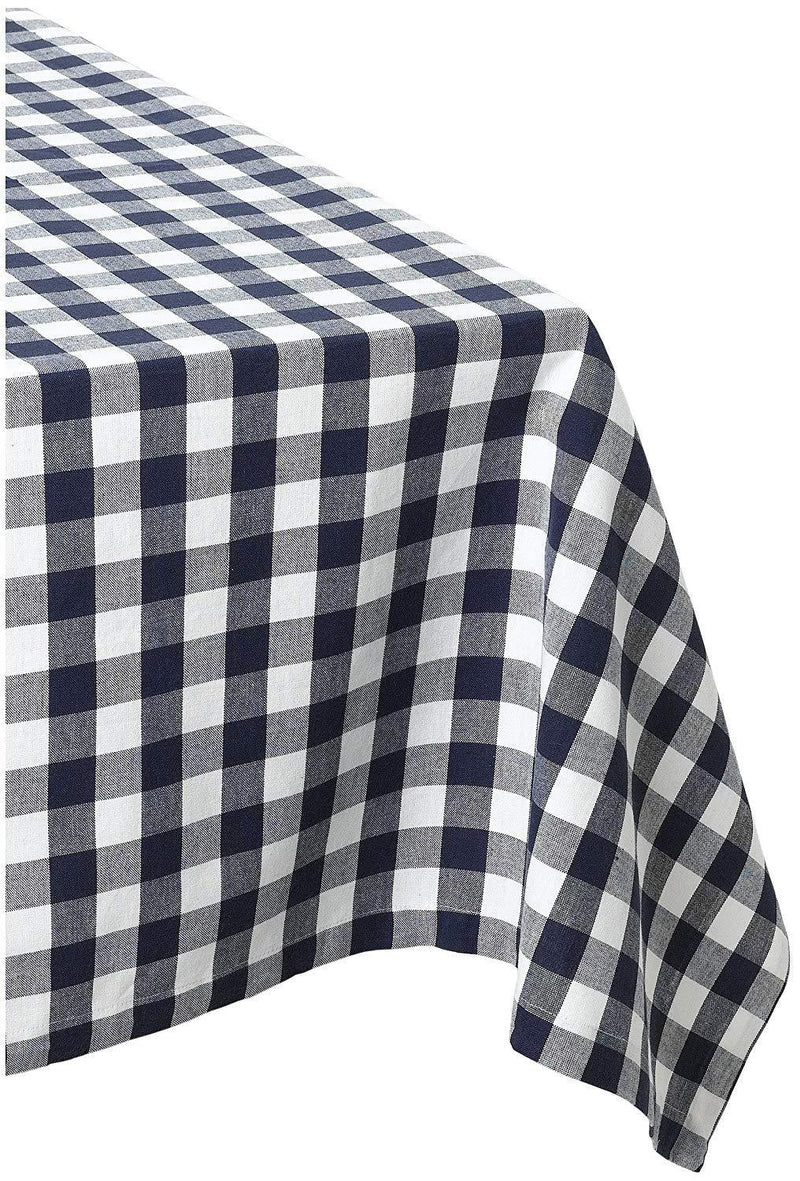 DII Cotton Buffalo Check Table Runner for Family Dinners or Gatherings, Indoor or Outdoor Parties, Halloween, & Everyday Use (14x72",  Seats 4-6 People), Orange & Black