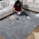 Ottomanson Collection shag area rug, 6'7" x 9'3", Gray - SHG2763-7X10