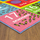 KC Cubs Playtime Collection Math Symbols, Numbers and Shapes Educational Learning Area Rug Carpet for Kids and Children Bedroom and Playroom (5' 0" x 6' 6")