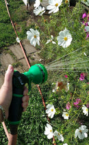 Ikris Metal Lever Garden Hose Nozzle 10-Pattern One-Touch Sprayer