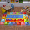 KC Cubs Playtime Collection Math Symbols, Numbers and Shapes Educational Learning Area Rug Carpet for Kids and Children Bedroom and Playroom (5' 0" x 6' 6")