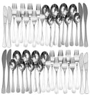 Darware 40-Piece Flatware Set, Service for 8 w/Stainless Steel Tablespoons, Teaspoons, Forks, Salad Forks & Knives