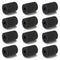 Gibot 12 Pack Professional Sweep Hose Scrubber Tail Replacement Scrubbers Fits Polaris 180, 280, 360, 380, 480,3900 Sport Vac-Sweep Pool Cleaner Sweep Hose Scrubber 9-100-3105, Black