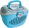 LIVING WORLD 60898 Paws2Go Small Animal Carrier, Grey/Blue