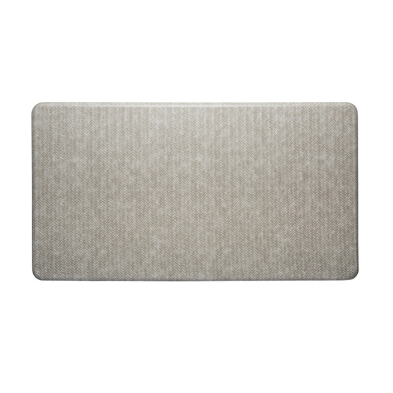 Imprint Cumulus9 Kitchen Mat Chevron Series  20 in. x 36 in. x 5/8 in. Espresso