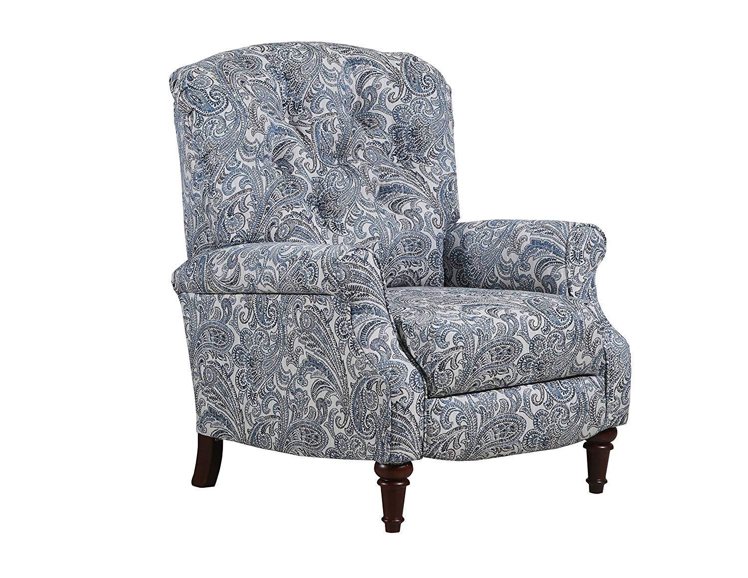 Lane Home Furnishings 6003-11 Zulu Indigo Hi Leg Recliner, Medium