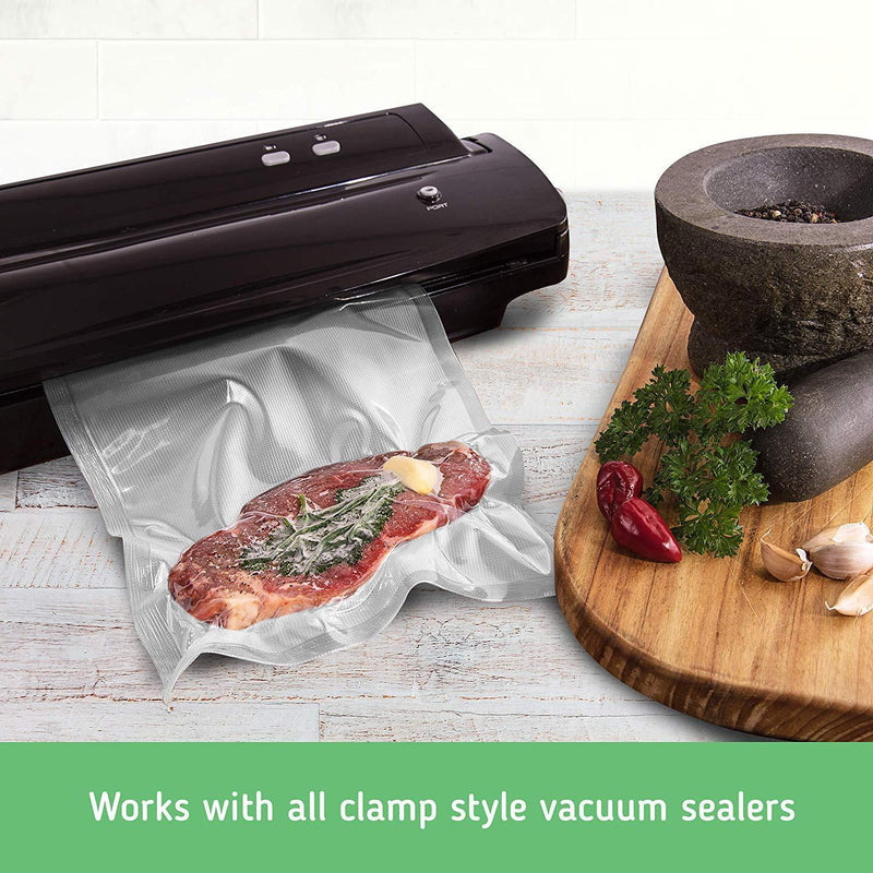 Nutri-Lock Vacuum Sealer Bags. (150 Bags) 50 Pint, 50 Quart & 50 Gallon Food Sealer Bags for FoodSaver, Sous Vide