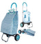 Trolley Dolly, Black Shopping Grocery Foldable Cart