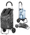 Trolley Dolly, Black Shopping Grocery Foldable Cart