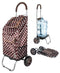 Trolley Dolly, Black Shopping Grocery Foldable Cart