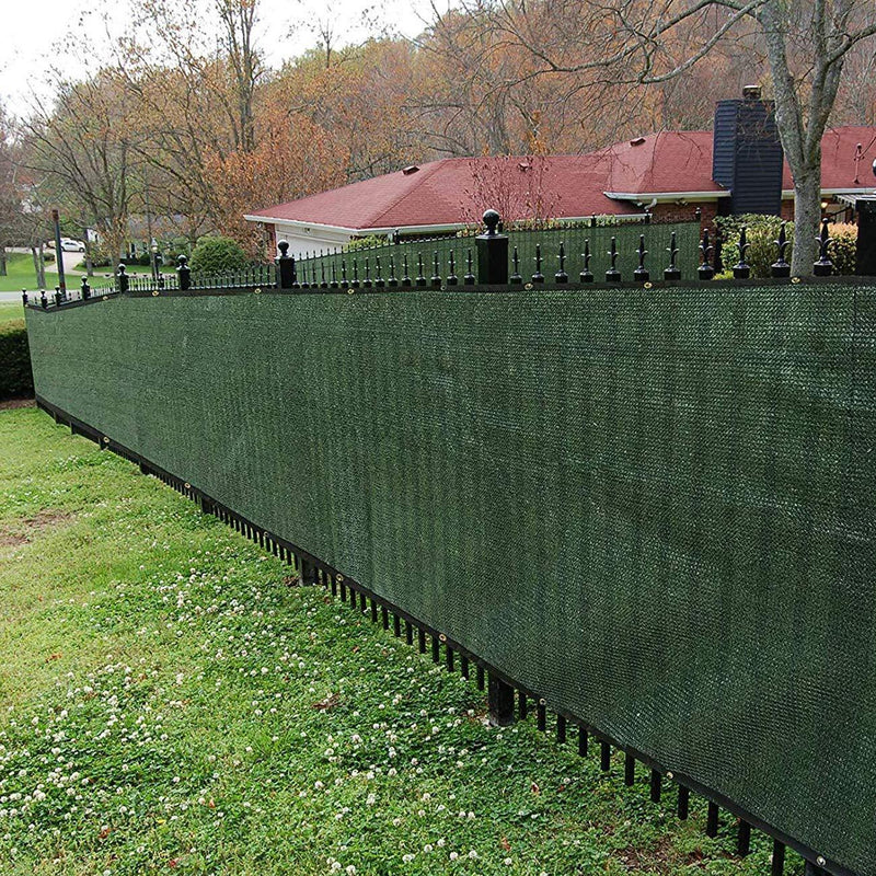 Sunnyglade 6’ x 50’ Privacy Screen Fence Heavy Duty Fencing Mesh Shade Net Cover for Wall Garden Yard Backyard