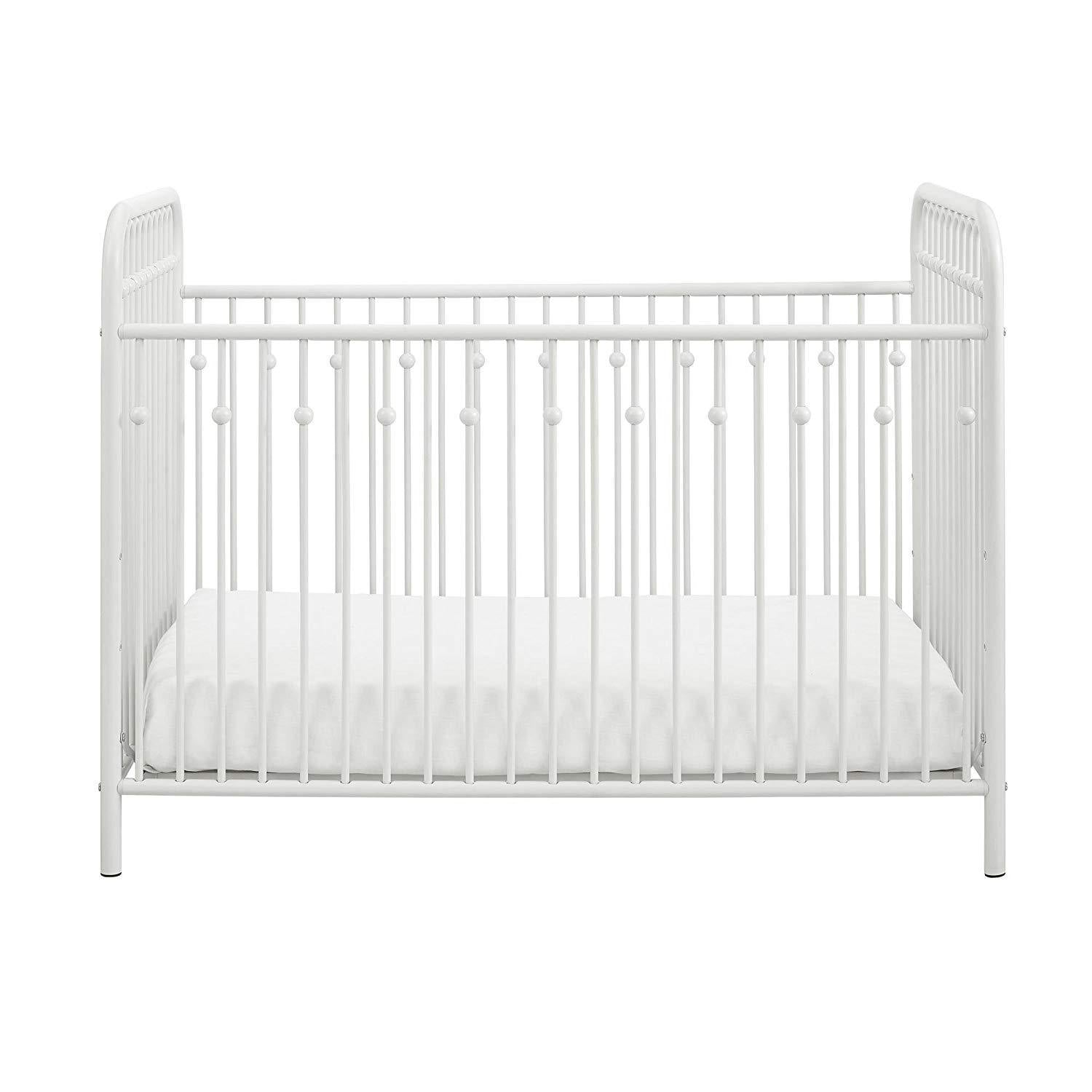 Little Seeds Monarch Hill Ivy Metal Crib, Gold