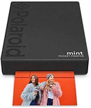 Polaroid Mint Pocket Printer W/ Zink Zero Ink Technology & Built-In Bluetooth for Android & iOS Devices - Black