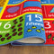 KC Cubs Playtime Collection Math Symbols, Numbers and Shapes Educational Learning Area Rug Carpet for Kids and Children Bedroom and Playroom (5' 0" x 6' 6")