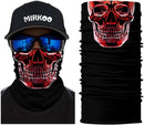 MIRKOO Microfiber Polyester Multifunctional Seamless Multifunctional UV Headwear motorcycle face cover Magic Scarf Neck Gaiter for Motorcycling Hiking Cycling Ski Snowboard face mask(888)