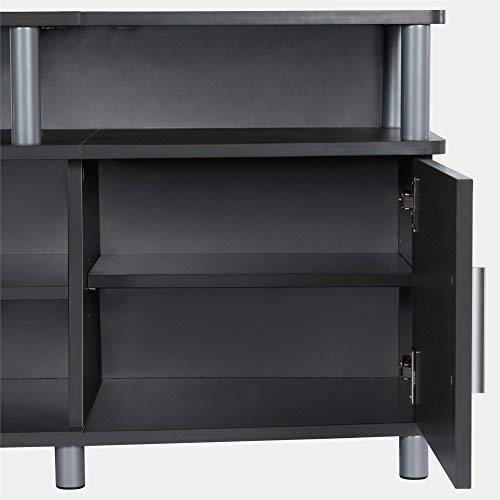 Ameriwood Home Carson TV Stand for TVs up to 70", Black
