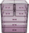 Sorbus Cosmetics Makeup and Jewelry Big Storage Display-Stylish Vanity, Bathroom Case, 4 Large, 2 Small Drawers, Clear