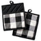 DII Cotton Buffalo Check Table Runner for Family Dinners or Gatherings, Indoor or Outdoor Parties, Halloween, & Everyday Use (14x72",  Seats 4-6 People), Orange & Black