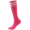 Youth Soccer Socks Fasoar Teens Knee High Football Socks Long Striped Rugby Tube Socks 2/6/10 Pairs