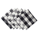 DII Cotton Buffalo Check Table Runner for Family Dinners or Gatherings, Indoor or Outdoor Parties, Halloween, & Everyday Use (14x72",  Seats 4-6 People), Orange & Black