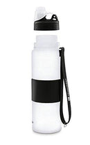 Nomader Collapsible Water Bottle - Leak Proof Twist Cap - BPA Free, 22 oz